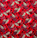 Cotton Fabric Split Leaf Hammock Fern Print