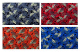 Cotton Fabric Split Leaf Hammock Fern Print