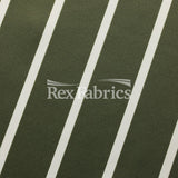 Sport Stripes Polyester Spandex Tricot Fabric - Multiple Colors, White Stripes, 58-60" Width (1 Yard)