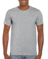 Gildan 64000 Softstyle Cotton Fabric - Sport Grey, Modern Classic Fit, Short Sleeve (1 Piece)