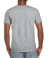 Gildan 64000 Softstyle Cotton Fabric - Sport Grey, Modern Classic Fit, Short Sleeve (1 Piece)