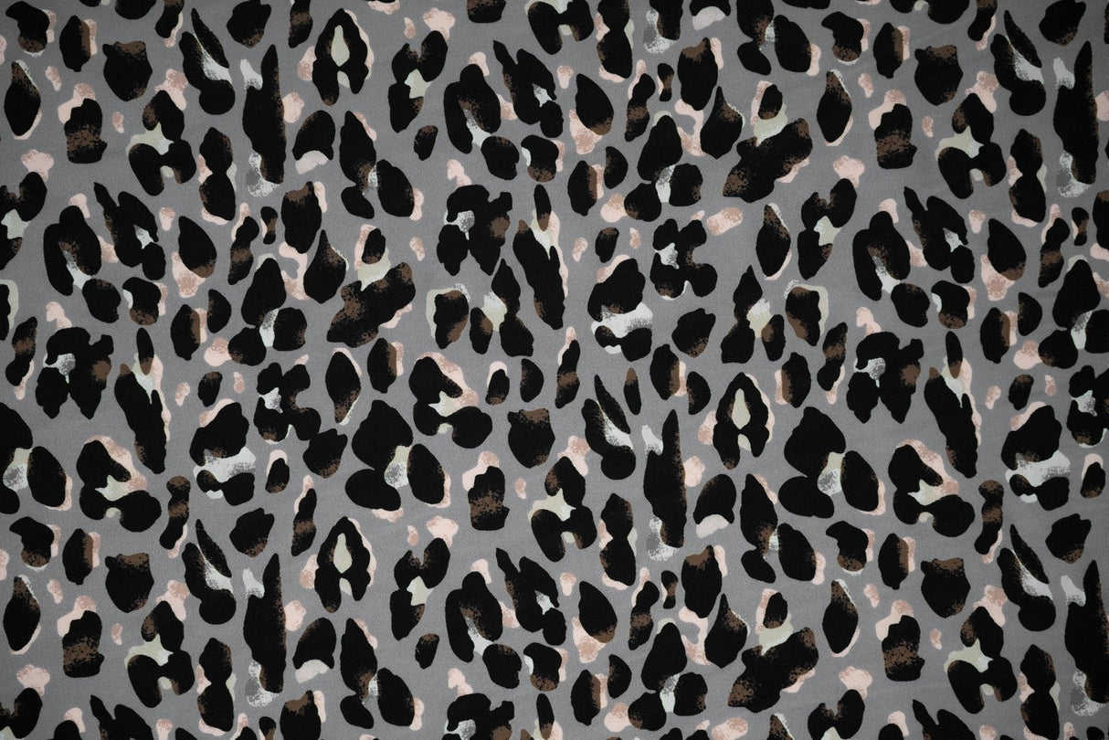 Leopard Printed Spandex Fabric