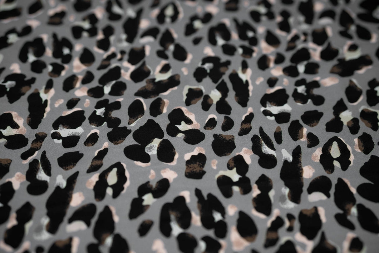 Leopard Printed Spandex Fabric