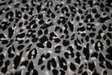 Sporty Leopard Printed Nylon Spandex Fabric - Leopard Print, Blue Moon, 55/56" Width (1 Yard)