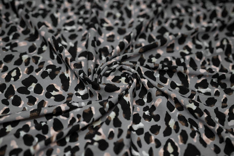 Leopard Printed Spandex Fabric