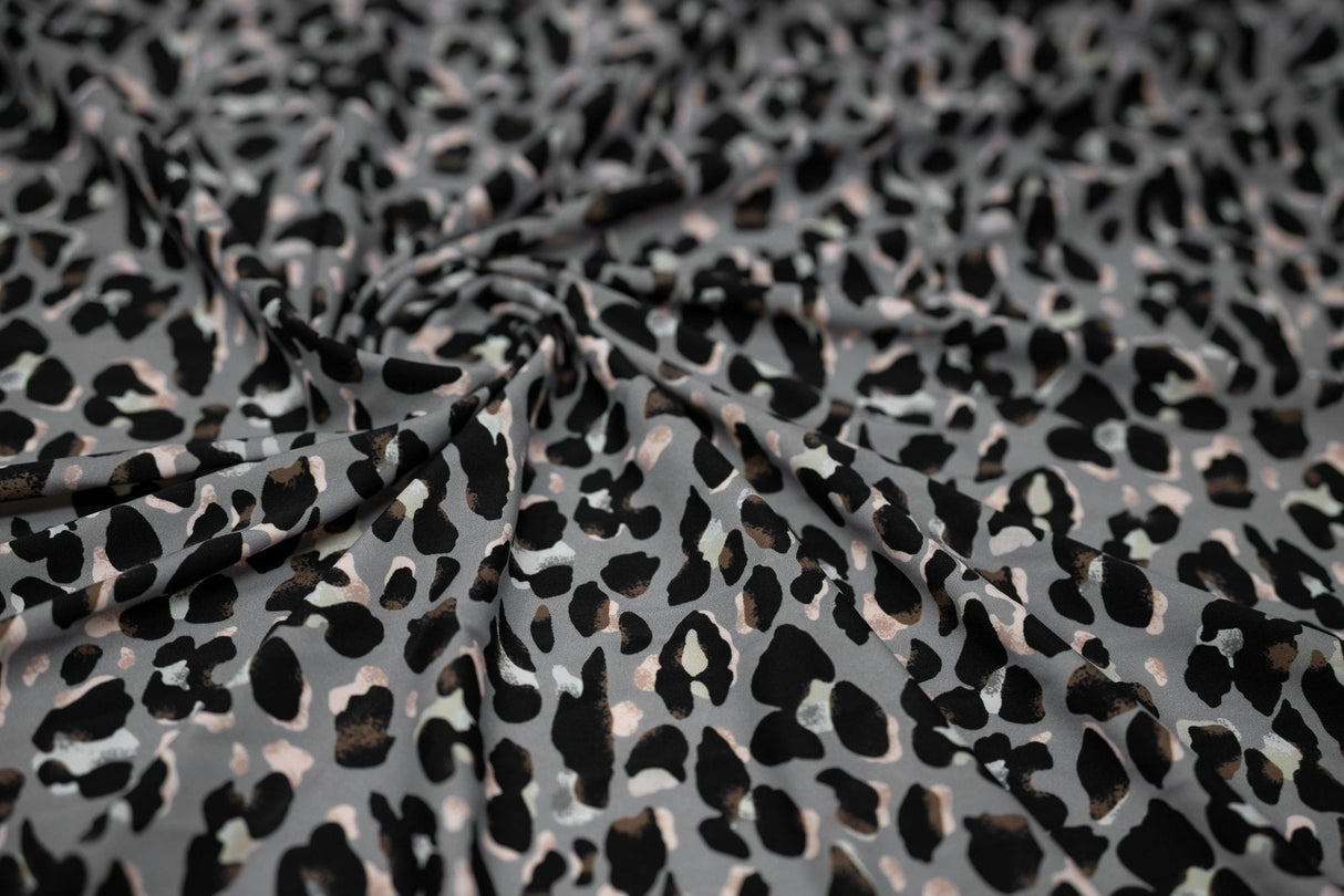 Leopard Printed Spandex Fabric