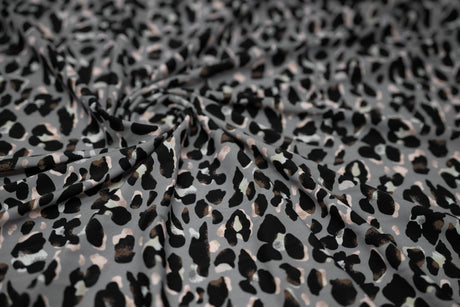 Leopard Printed Spandex Fabric