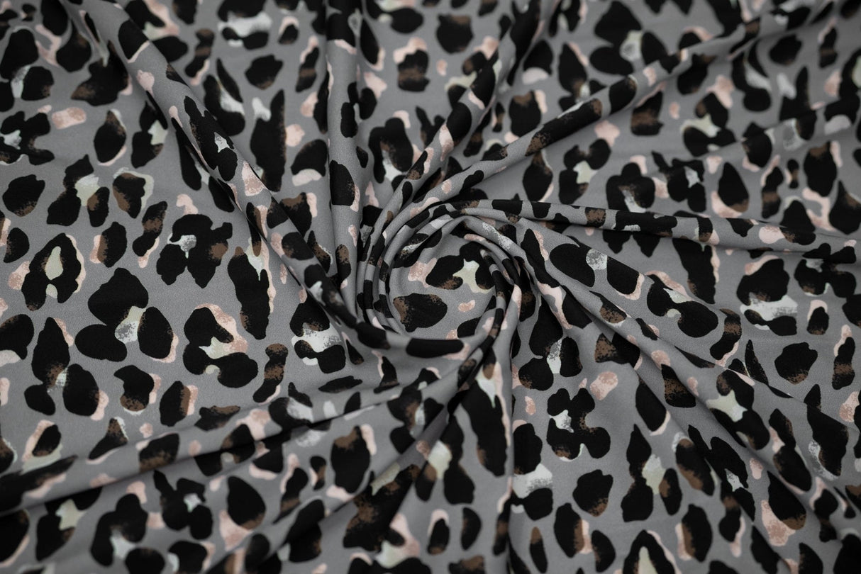 Leopard Printed Spandex Fabric