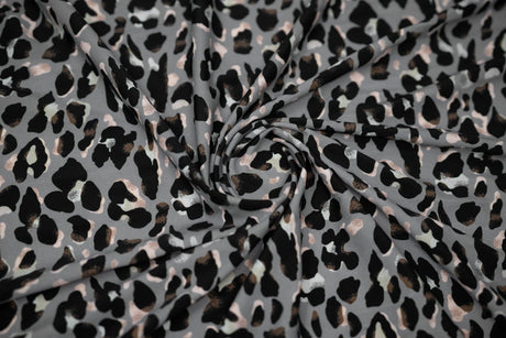 Leopard Printed Spandex Fabric