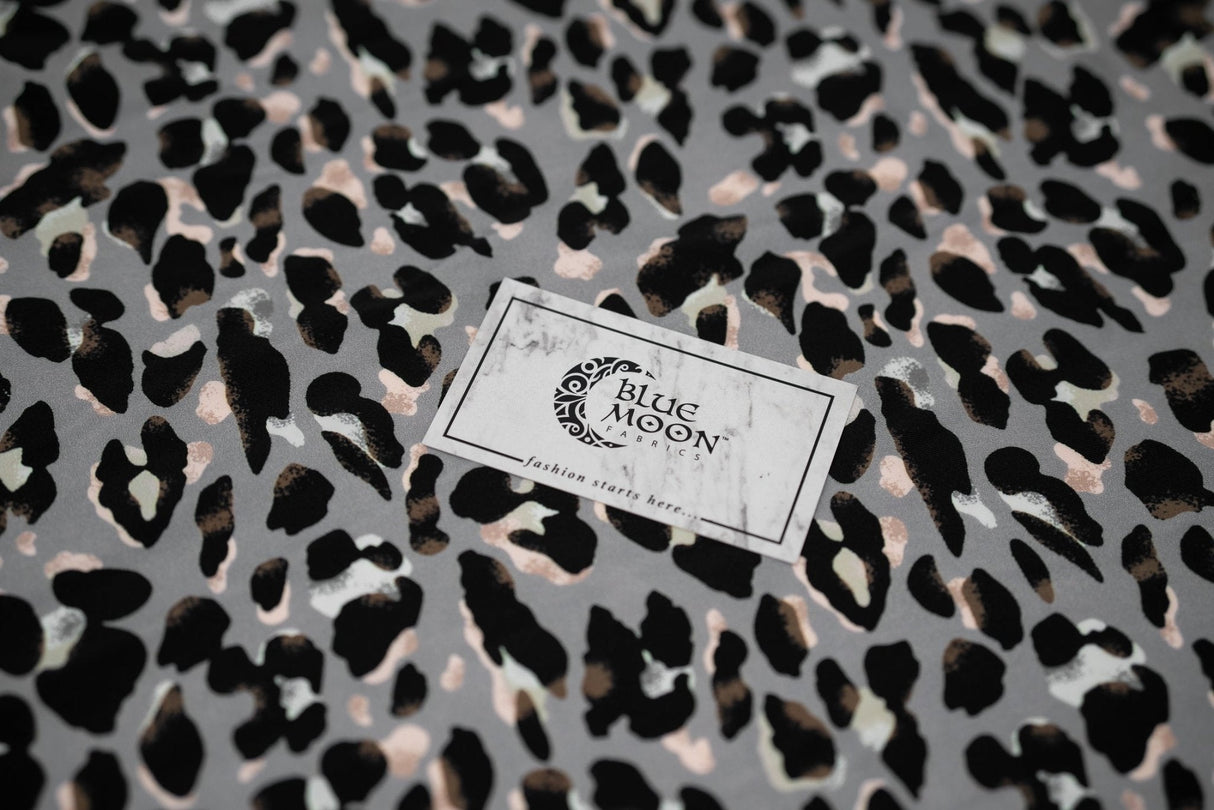 Leopard Printed Spandex Fabric