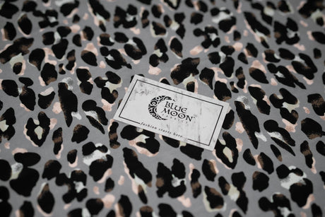 Leopard Printed Spandex Fabric