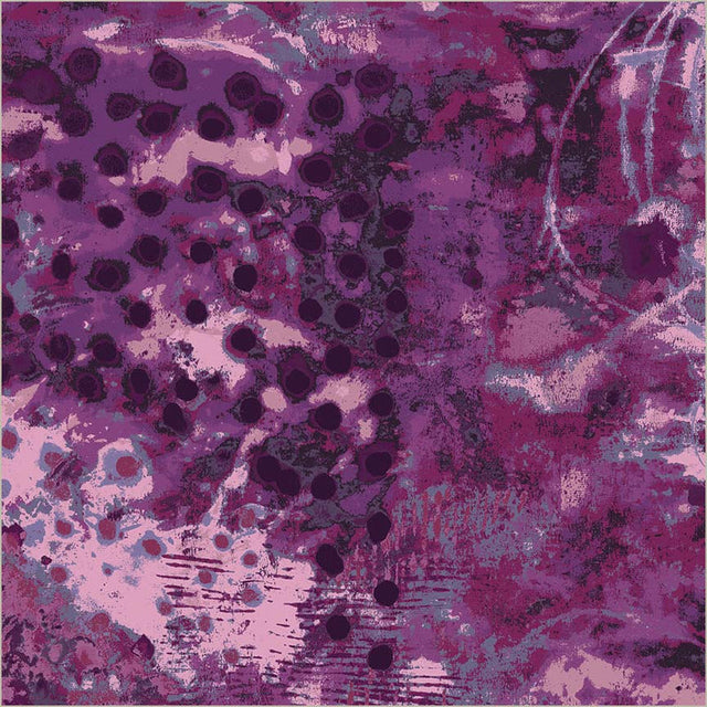 Cotton Wideback Fabric Spotted Graffiti Spring Lilac 108/109"