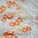 Embroidered Mesh Floral Fabric