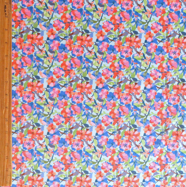 Swim Knit Spring Mini Floral Poly Spandex
