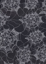 Quilting Cotton Halloween Patterned Web Fabric 100% Cotton