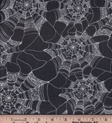Quilting Cotton Halloween Patterned Web Fabric 100% Cotton
