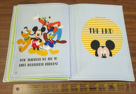 Fabric Panel Spring Creative Mickey Soft Book Cotton