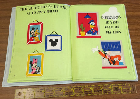 Fabric Panel Spring Creative Mickey Soft Book Cotton