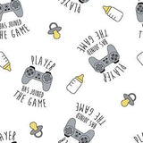 Flannel Fabric Player Has Joined the Game 100% Cotton