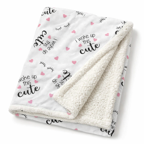 Flannel Fabric I Woke Up This Cute Nursery Print Springs Creative