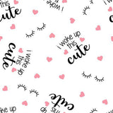 Flannel Fabric I Woke Up This Cute Nursery Print Springs Creative