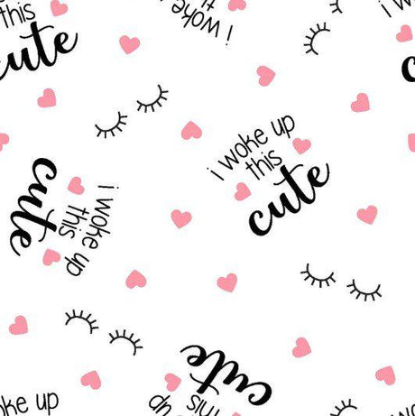 Flannel Fabric I Woke Up This Cute Nursery Print Springs Creative