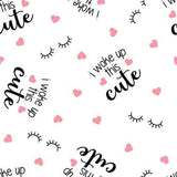 Flannel Fabric I Woke Up This Cute Nursery Print Springs Creative