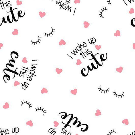 Flannel Fabric I Woke Up This Cute Nursery Print Springs Creative