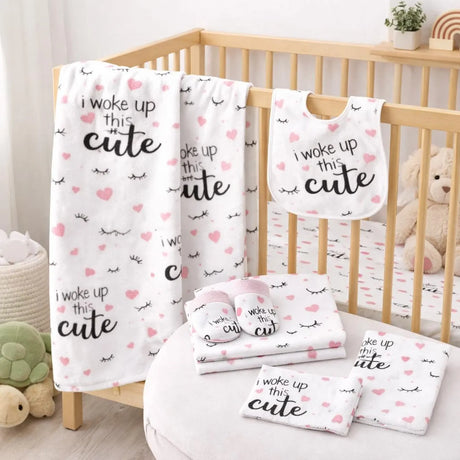 Flannel Fabric I Woke Up This Cute Nursery Print Springs Creative