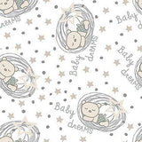 Flannel Fabric Baby Dreams Flannel 100% Cotton