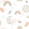 Flannel Fabric Moon Beam Garden 100% Cotton Springs Creative