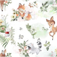 Flannel Fabric Nature Baby Floral Springs Creative