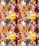 Quilting Cotton Treats N Sweets Pink Halloween Springs Creative