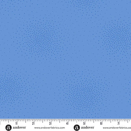Cotton Print Fabric Spritz Blue Hydrangea 44/45"