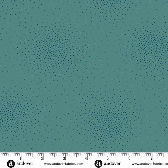 Cotton Fabric Spritz Peacock 44/45"