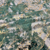 Foiled Tie Dye Spandex Fabric