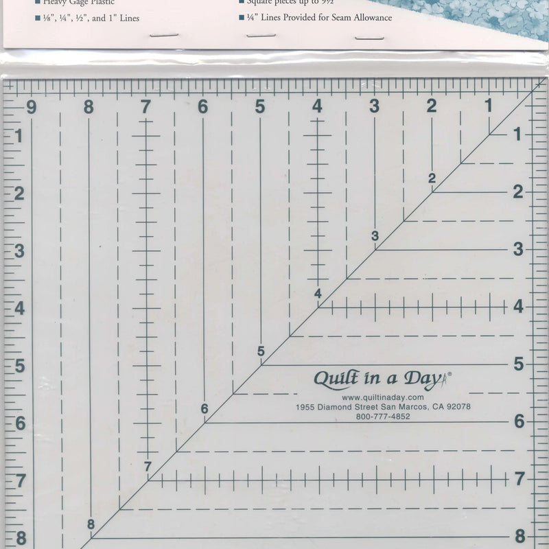 Quilting Ruler Plastic Square Up 9.5in