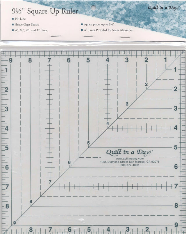 Quilting Ruler Plastic Square Up 9.5in