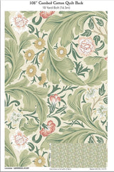 Quilting Cotton Standen Lily Yellow Leicester Collection Original Morris & Co