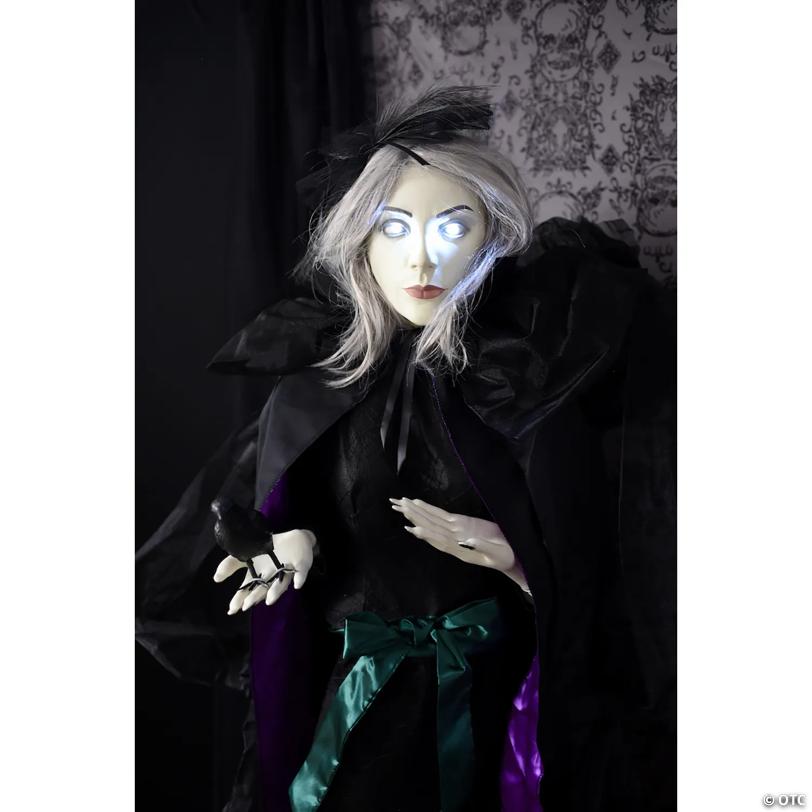 Standing Bird Sorceress Halloween Decoration