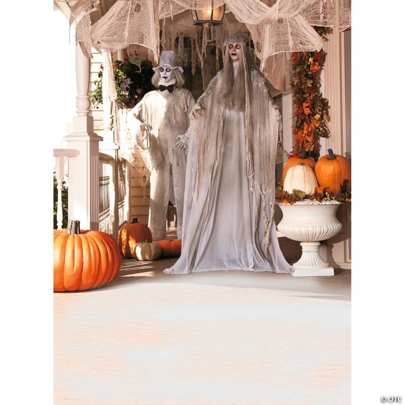 Standing Ghost Girl Halloween Decoration - 5 ft 7 in