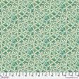 Cotton Fabric Star Flower Dance Green Flourish and Bloom 44/45"
