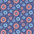 Cotton Print Star Spangled Summer Firework Freenzy Fabric