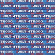 Cotton Quilting Fabric Star Spangled Summer July Fourth Words 43/44"