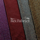 Stars Stripe Holo Nylon Spandex Fabric - Black Ground Hologram Star/Stripe Pattern, 58/60" Width (1 Yard)