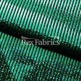 Stars Stripe Holo Nylon Spandex Fabric - Black Ground Hologram Star/Stripe Pattern, 58/60" Width (1 Yard)