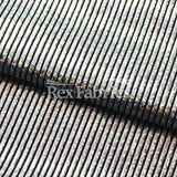 Stars Stripe Holo Nylon Spandex Fabric - Black Ground Hologram Star/Stripe Pattern, 58/60" Width (1 Yard)