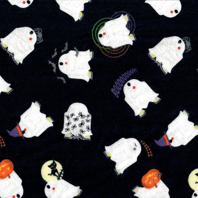 Flannel Fabric Star Wars R2D2 Halloween Print