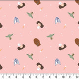 Quilting Cotton Star Wars Rebel Dreams Blue and Pink Robert Kaufman