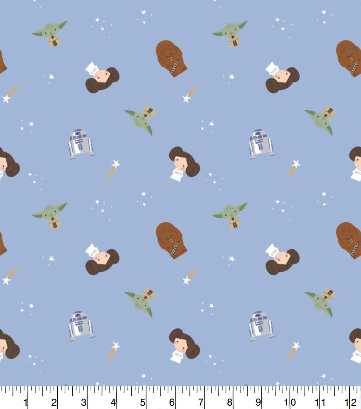 Quilting Cotton Star Wars Rebel Dreams Blue and Pink Robert Kaufman